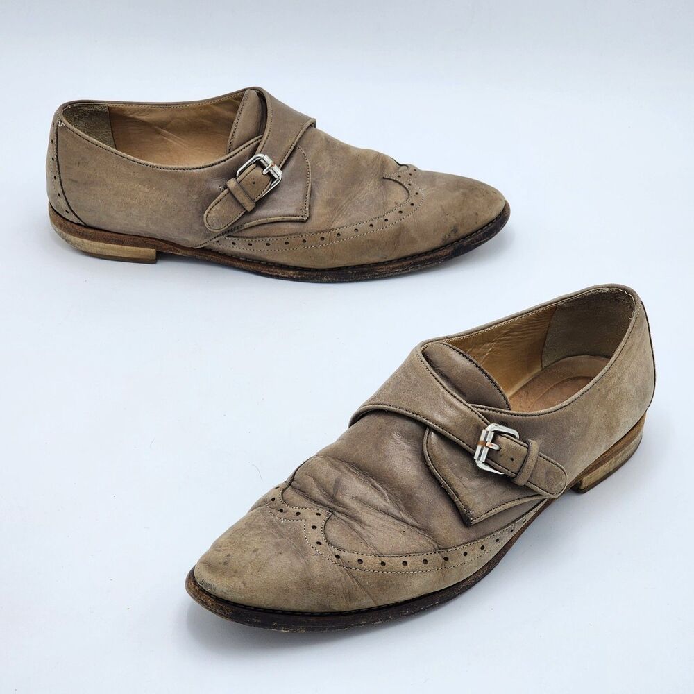 J. Crew Buckle Monk Strap Loafer Oxford Shoes Women's Size 8.5